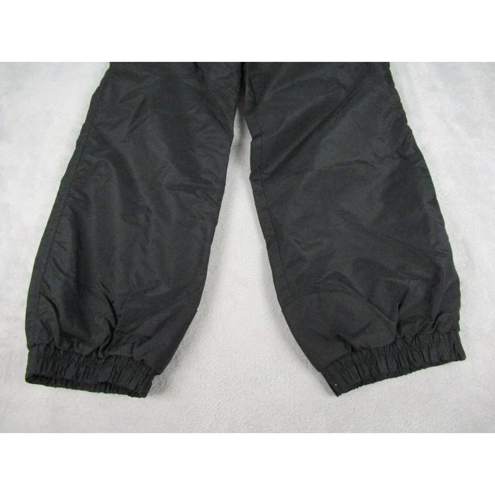 Columbia Rain Pants Men Medium Black Elastic Adjustable Pocket 28x29 Vintage 90s